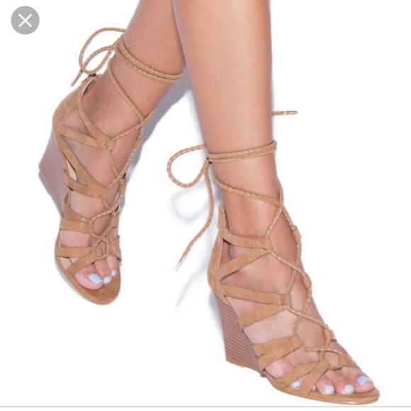 Tan Wedges - Picture 1 of 6